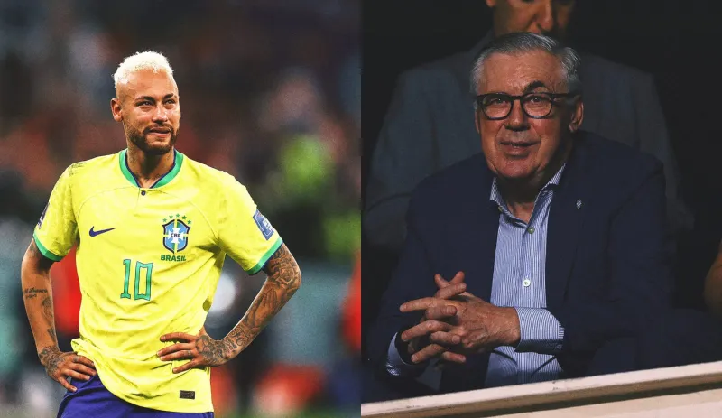 Brazil Boss Carlo Ancelotti Struggling With Neymar World Cup Roster Decision