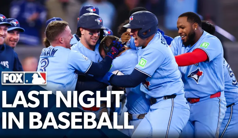 Last Night in Baseball: Blue Jays Stun Rays on 10th-Inning Walk-Off Grand Slam