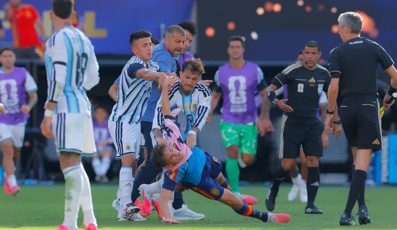 Spain, Argentina Break Out Into Brawl After 2026 FIFA World Cup Final