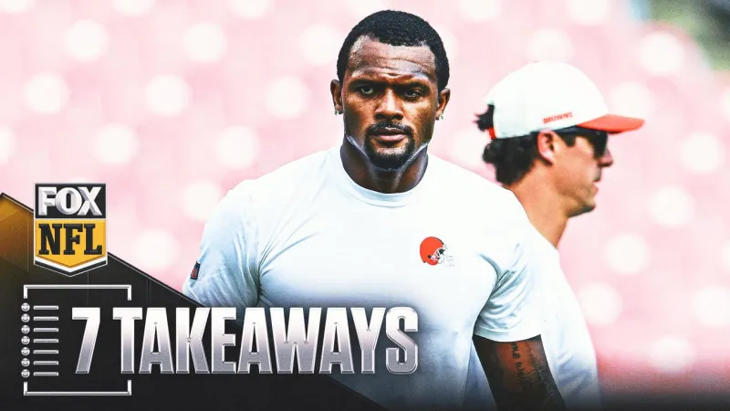 browns qb deshaun watson training camp injury update