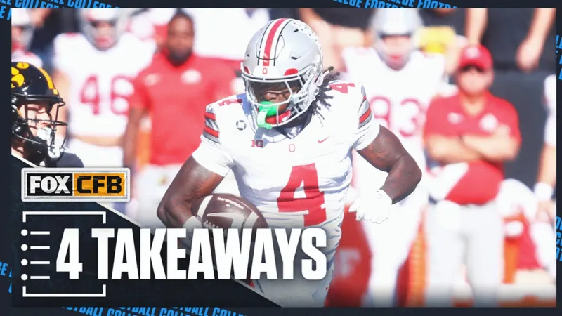 Jeremiah Smith Enjoys Historic Day: 4 Takeaways From Ohio State's Win Over Iowa