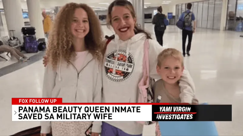 Military wife returns home after months in Panama following arrest over gun in luggage