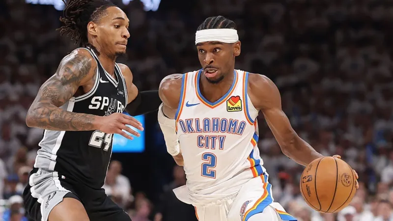 Wembanyama held to series-low 20 points as Thunder push Spurs to brink of elimination