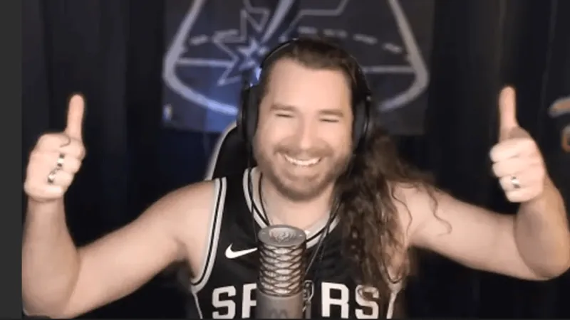 Nothing More's Mark Vollelunga rocks hard for the Spurs