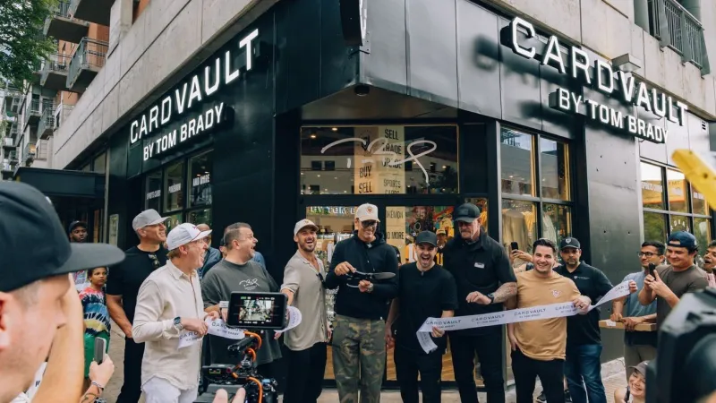 Tom Brady opens new CardVault collectibles store in downtown Austin