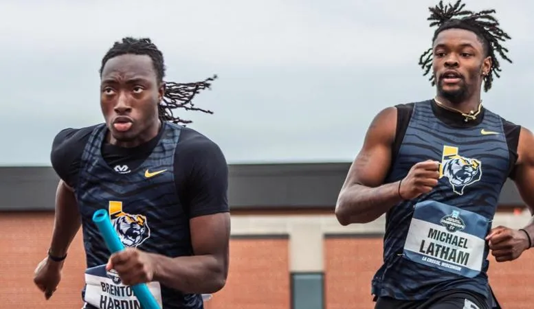 AWARD | MT&F | ETBU's 4x100m Relay Earns All-American Award; Six Named All-Region