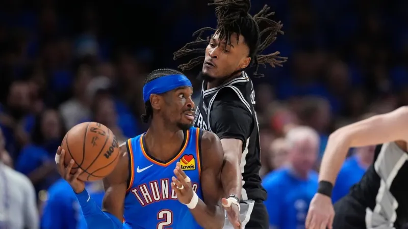 Gilgeous-Alexander tips cap as Thunder lose Game 7 to Spurs, title reign ends