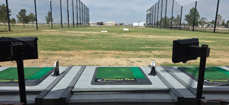 Reeves County Golf Course adds Power Tee technology to driving range