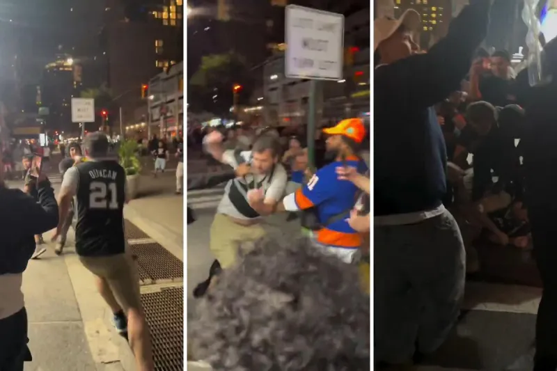 Knicks Fans Caught on Video Attacking Spurs Fan Following Game