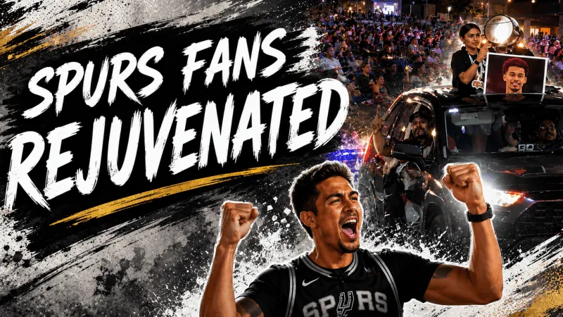 After Game 3 win in New York, Spurs fans in San Antonio celebrate renewed hope