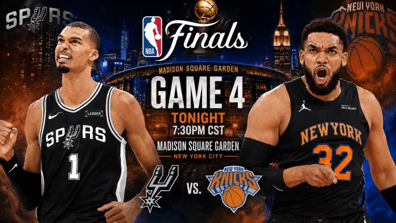 TONIGHT: Spurs embrace hostile Madison Square Garden crowd ahead of pivotal Game 4