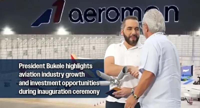 El Salvador Opens the World's Largest Aircraft Maintenance Center