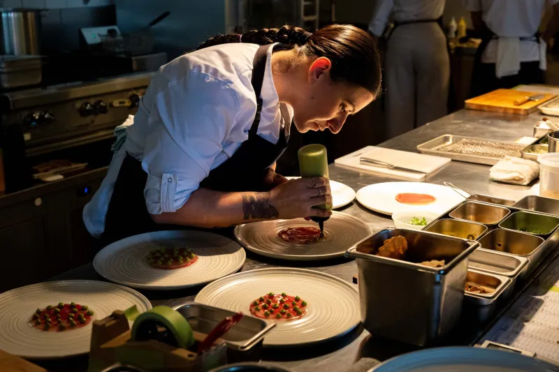 The dance of culinary art in the Michelin star kitchen at Mixtli