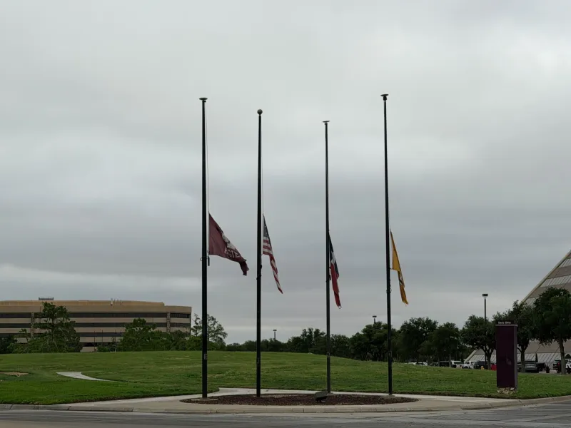 Flags lowered to half-staff across Midland to honor June 12 victims