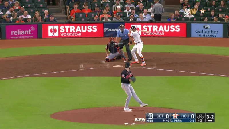 Jeremy Pea homers, Lambert allows 2 hits and Astros beat Tigers 4-2