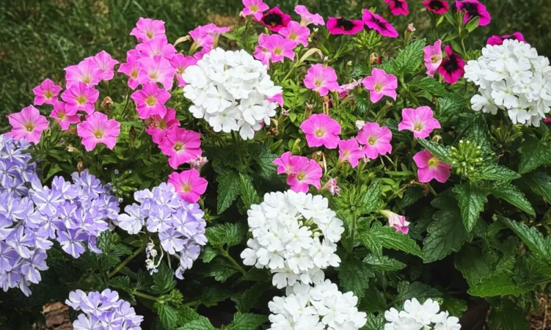 Pink cloud in the garden is beautiful