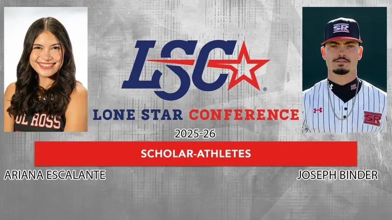 Binder And Escalante Earn LSC Scholar-Athlete Award