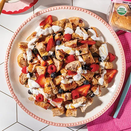 Power summer adventures with bagel brunch spread