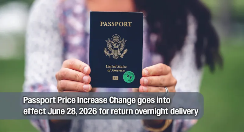 Price Increase in Expedited U.S. Passport Delivery Service