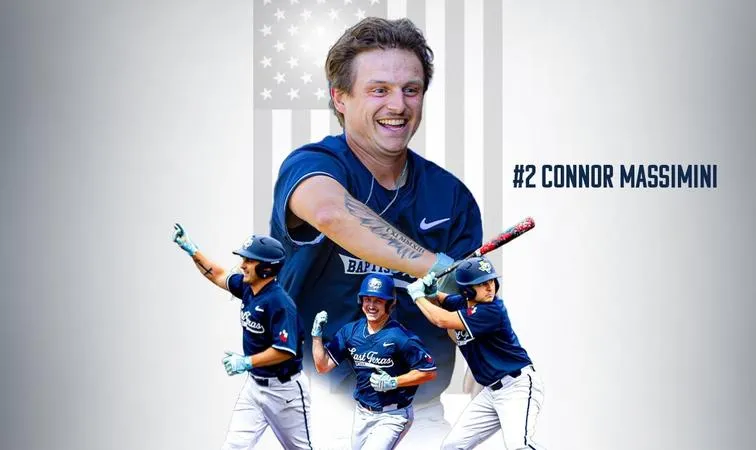 ACADEMICS | BB | ETBU's Massimini Named to CSC Academic All-American First Team