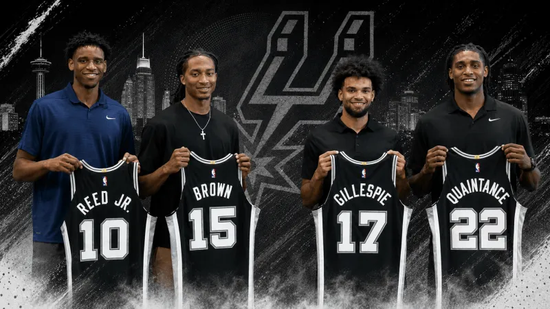 Spurs rookie class begins NBA journey with focus on defense and physicality