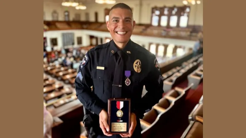 Brownwood Police Corporal Honored with Texas Law Enforcement Valor Award