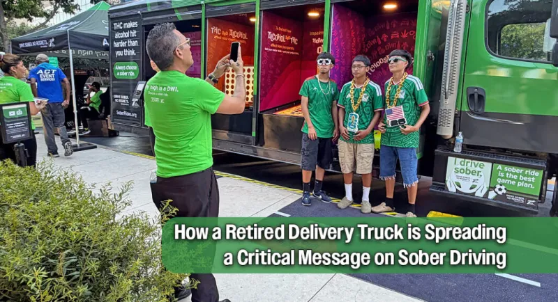 Former delivery truck drives home importance of sober rides