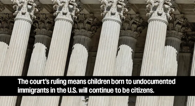 U.S. Supreme Court rejects Trump's attempt to end birthright citizenship