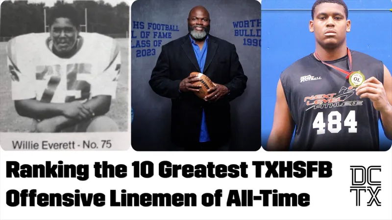 Ranking the 10 Greatest TXHSFB Offensive Linemen of All Time