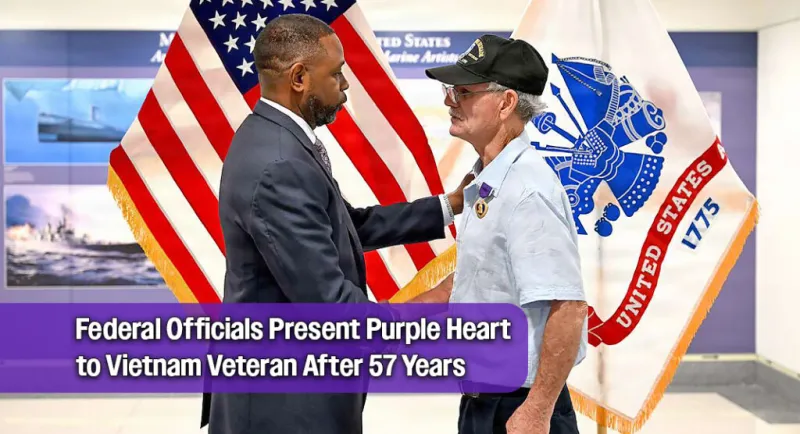 Texas Veteran Finally Receives Purple Heart 57 Years After Vietnam Service