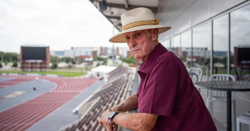 Retired A&M track & field coach Pat Henry did not let the day get away during illustrious career