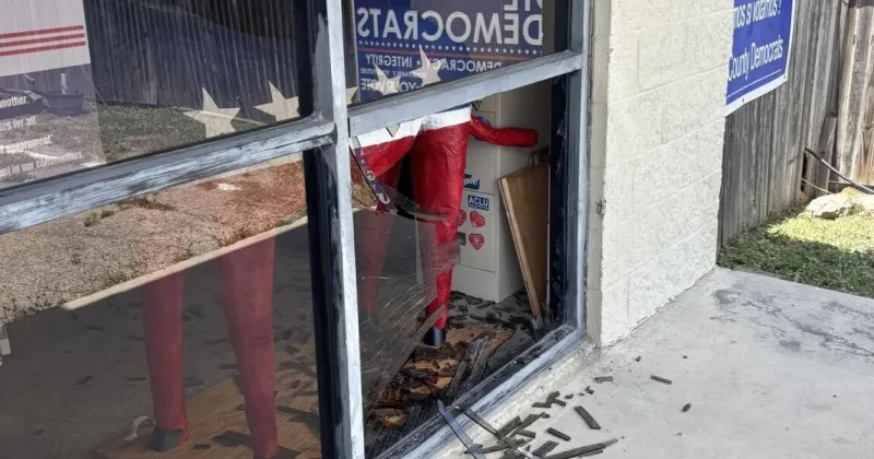 Vehicle crashes into Comal County Democratic headquarters before Fourth of July weekend