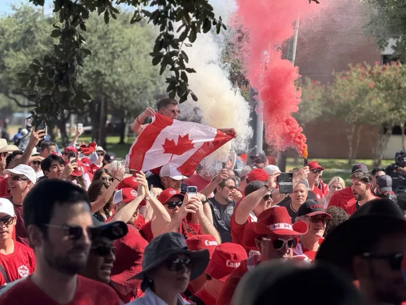 Canada, Morocco fans pour into Houston for the city's final World Cup match
