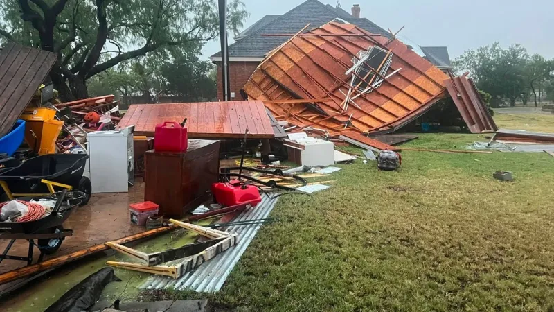 Big Country residents still picking up the pieces after Sunday's severe storms