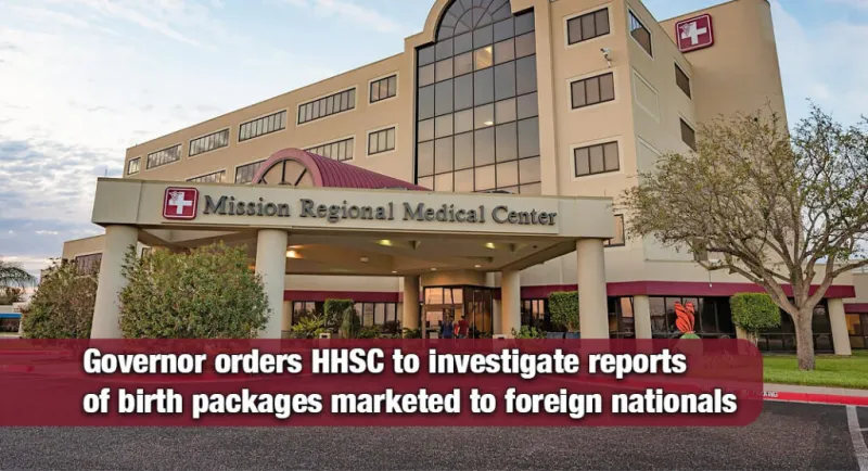 Mission Regional Medical Center Under State Investigation for Alleged Birth Tourism Advertising