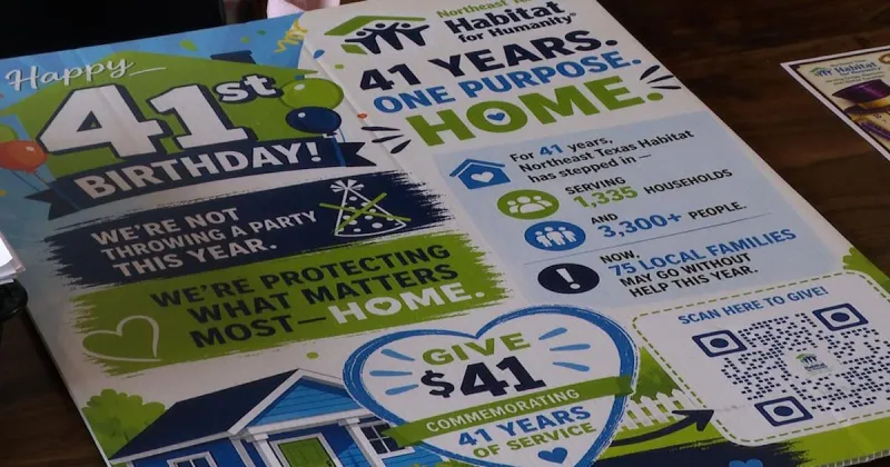 Northeast Texas Habitat for Humanity celebrates 41 years