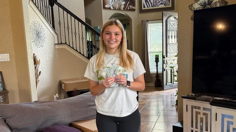 22-year-old San Antonio college student turns $1 into hope for families in need