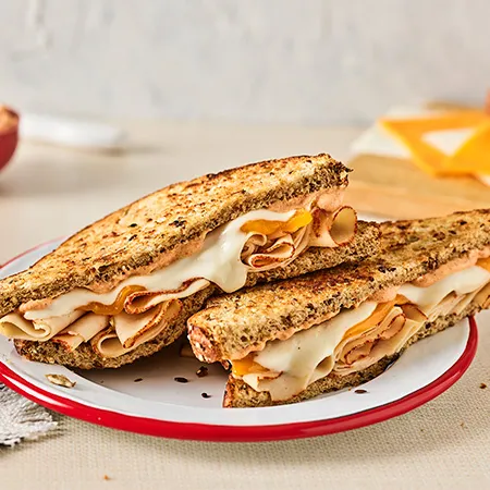 Yes please to grilled cheese of the year, with a protein punch