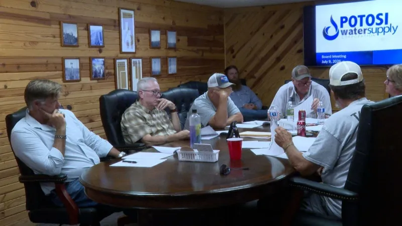 Potosi residents press board for clarity on proposed water meter requirements