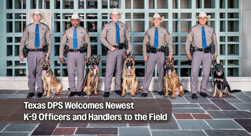 DPS Graduates New K-9 Teams to Protect Texas