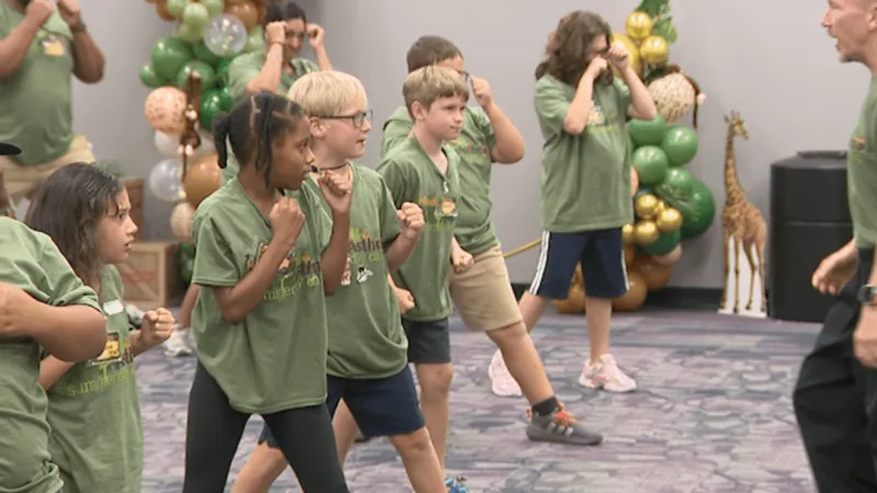 Kick Asthma Camp mixes martial arts and lessons to help kids manage asthma daily