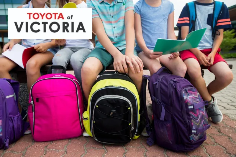 Join Us For A Backpack Giveaway at Toyota of Victoria