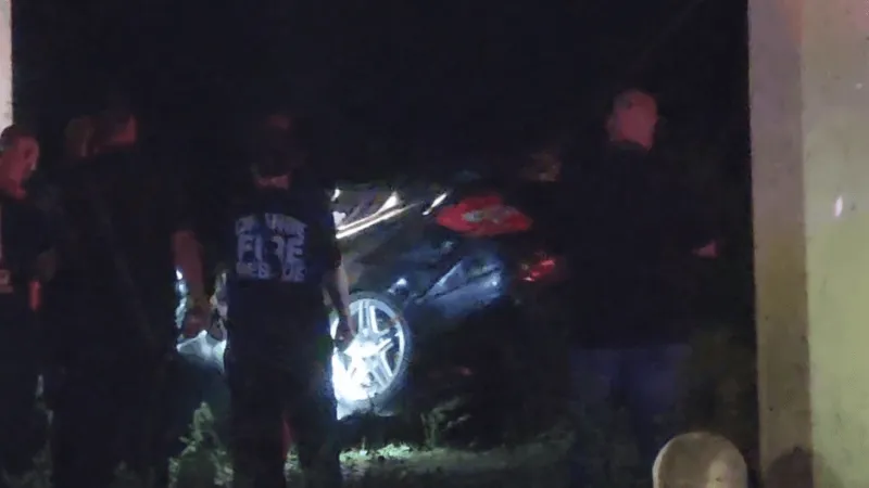 Names released of men killed after 130 mph chase ends when Mercedes crashes into bayou