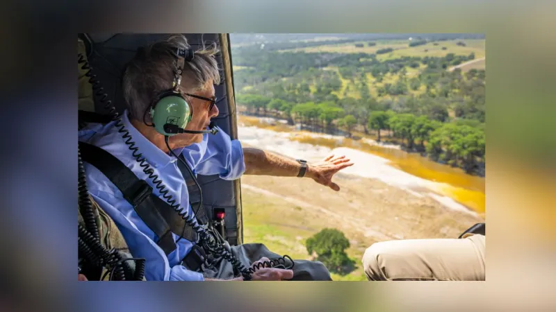 Gov. Abbott Surveys Flood Damage As Texas Shifts Focus To Recovery And Rebuilding