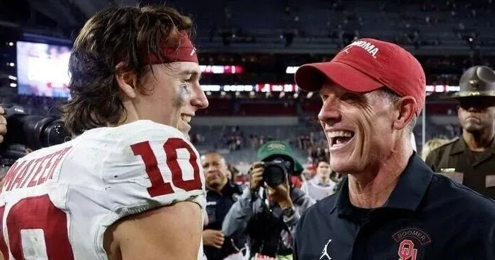 OU quarterback Mateer bonds with NFL great Terry Bradshaw