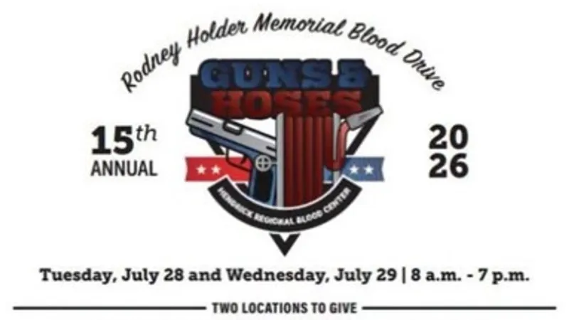 Abilene Fire, Police Departments Team Up for 15th Annual "Guns & Hoses" Blood Drive