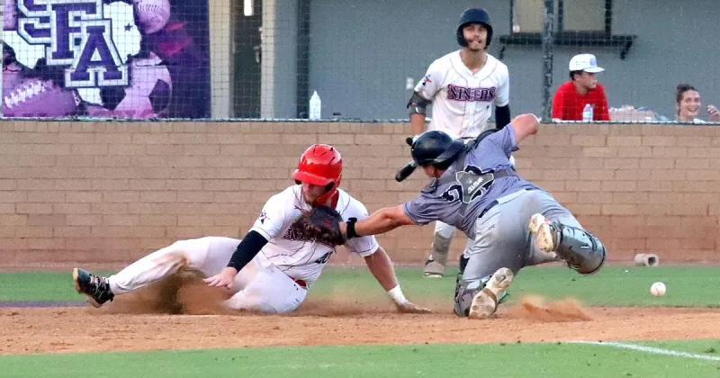 Heat cuts contest to six Innings as Niners defeat Oil Barons 12-2
