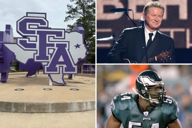 SFA Can Claim Two Famous Eagles -- a Rock Legend and an NFL Linebacker