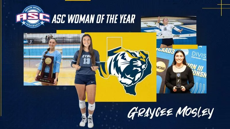 AWARD | ASC | ETBU's Mosley Named ASC Woman of the Year