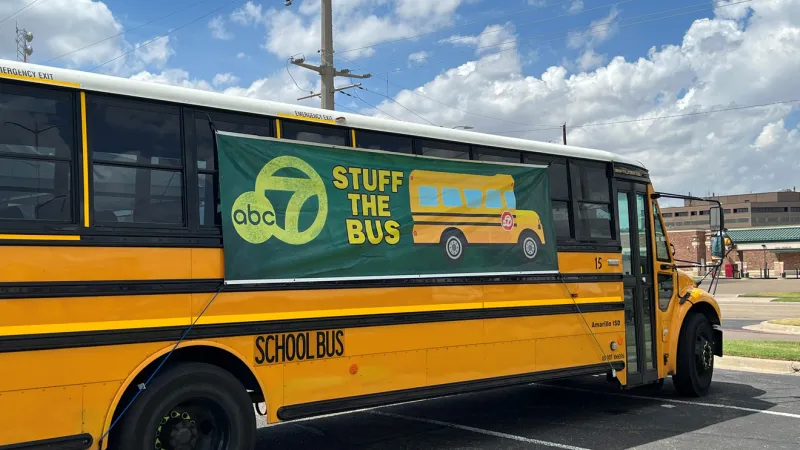 Stuff the Bus: Help Texas Panhandle students start school with the supplies they need